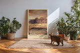 Paul Sinus Kunstdruck 40x60cm Monument Valley – Rote Felsenlandschaft in den Weiten des amerikanischen Westens