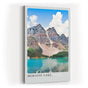 Paul Sinus Kunstdruck 40x60cm Moraine Lake – türkisblauer Gletschersee vor Felsmassiv in Kanada