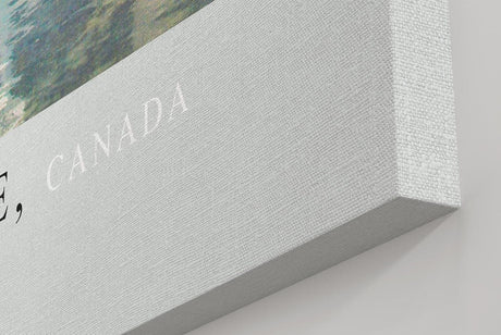 Paul Sinus Kunstdruck 40x60cm Moraine Lake – türkisblauer Gletschersee vor Felsmassiv in Kanada