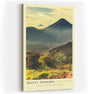 Paul Sinus Kunstdruck 40x60cm Mount Sindoro Indonesia Vulkanlandschaft auf Java im Morgenlicht mit tropischer Vegetation