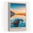 Paul Sinus Kunstdruck 40x60cm Mountain Mirror Bergpanorama mit See The Sky Rests in Silent Waters