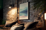 Paul Sinus Kunstdruck 40x60cm Mountain Silence – Spiegelung und Stille im alpinen Morgenlicht