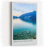 Paul Sinus Kunstdruck 40x60cm Mountain Stillness Ruhiger Bergsee mit Spiegelung und klarem Wasser
