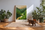 Paul Sinus Kunstdruck 40x60cm Mu Cang Chai Vietnam Reisterrassen Natur Landschaft Sonnenuntergang