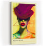 Paul Sinus Kunstdruck 40x60cm Neon Muse Pop Art Porträt in Neonfarben When Expression Outshines Form