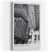 Paul Sinus Kunstdruck 40x60cm New York City mit Hochhäusern und gelben Taxis aus der Vogelperspektive