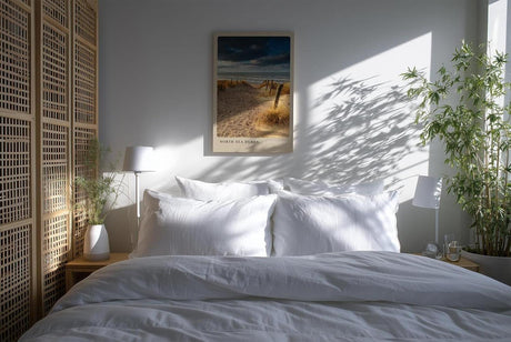 Paul Sinus Kunstdruck 40x60cm North Sea Dunes mit Dünenweg zur See in den Niederlanden