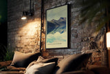 Paul Sinus Kunstdruck 40x60cm Norwegian Fjords – Spiegelbild der Natur zwischen Himmel und Wasser