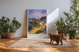 Paul Sinus Kunstdruck 40x60cm Padar Island Indonesien – tropische Insellandschaft mit Buchten und Bergen bei Sonnenaufgang