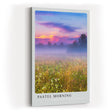 Paul Sinus Kunstdruck 40x60cm Pastel Morning Morgendämmerung über Wiese Where Light Kisses the Fields