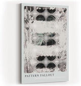 Paul Sinus Kunstdruck 40x60cm Pattern Fallout Muster Struktur Schwarz Weiß Chaos Abstrakt