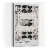 Paul Sinus Kunstdruck 40x60cm Pattern Fallout Muster Struktur Schwarz Weiß Chaos Abstrakt