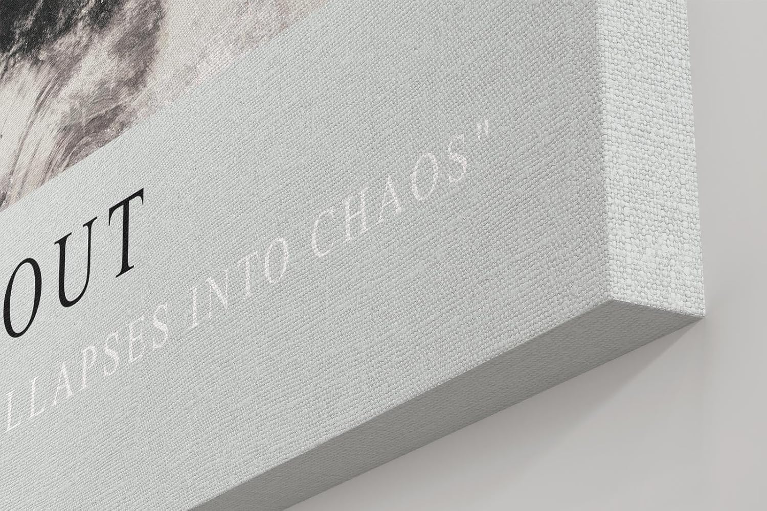 Paul Sinus Kunstdruck 40x60cm Pattern Fallout Muster Struktur Schwarz Weiß Chaos Abstrakt