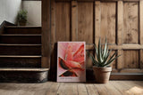Paul Sinus Kunstdruck 40x60cm Pflanze Makro Rot Struktur Natur Tropisch Fire Bloom