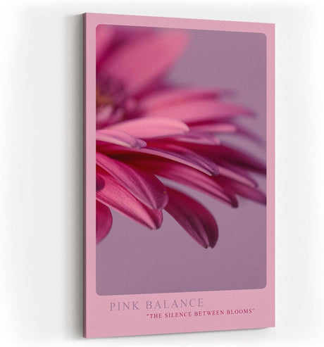 Paul Sinus Kunstdruck 40x60cm Pink Balance Makroaufnahme Blüte Blütenblätter Blume Rosa Detailfotografie