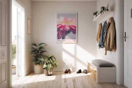 Paul Sinus Kunstdruck 40x60cm Pink Glow – Sanfte Blütenpracht in zartem Lichtspiel