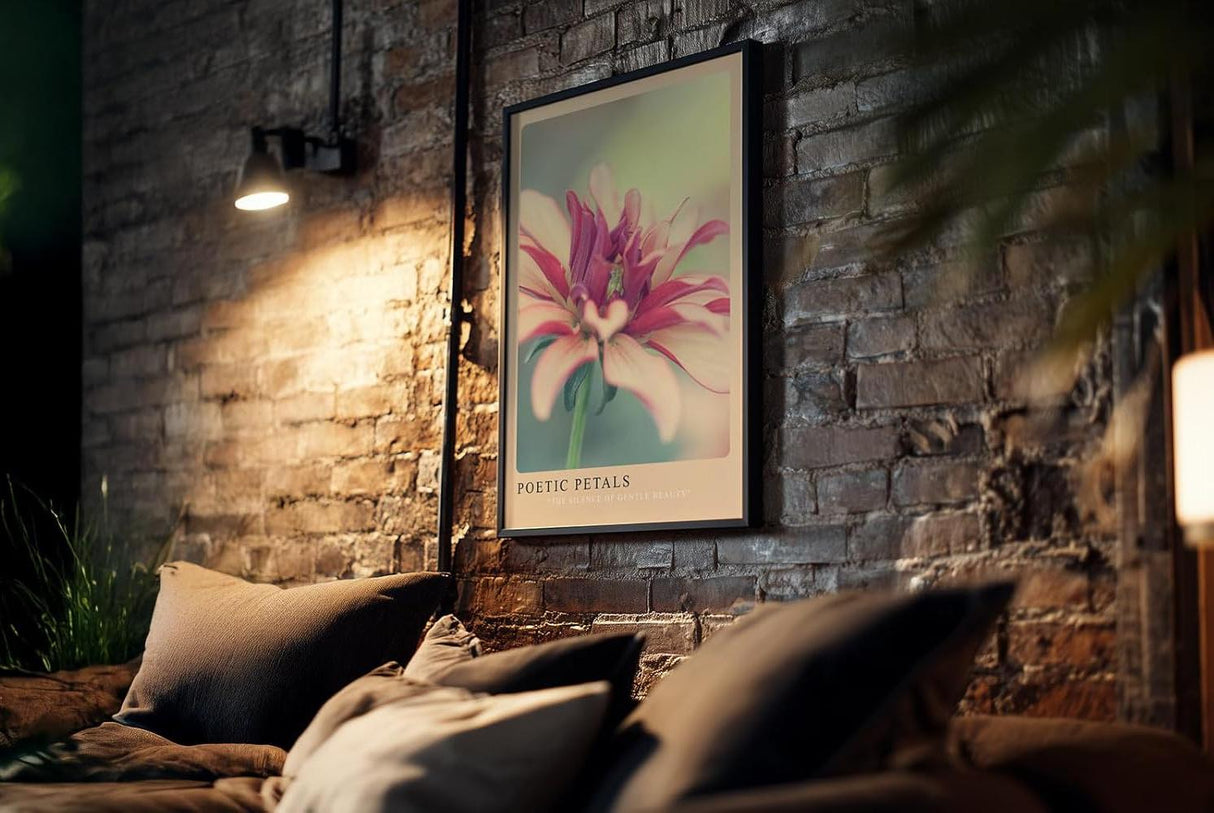 Paul Sinus Kunstdruck 40x60cm Poetic Petals – Zarte Schönheit in sanften Pastelltönen