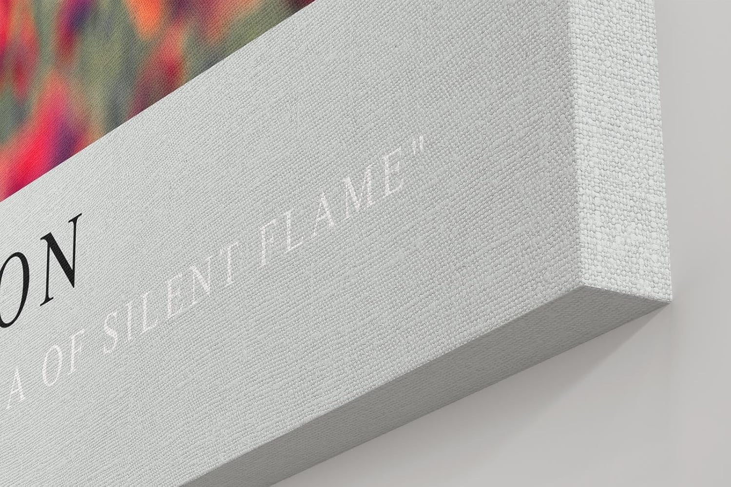 Paul Sinus Kunstdruck 40x60cm Poppy Horizon rotes Mohnfeld vor sanften Hügeln in nebligem Licht