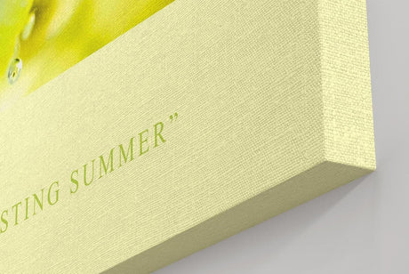 Paul Sinus Kunstdruck 40x60cm Refresh – Zitrone und Limette mit Eis und Sprudel im Makro