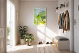 Paul Sinus Kunstdruck 40x60cm Refresh – Zitrone und Limette mit Eis und Sprudel im Makro