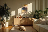 Paul Sinus Kunstdruck 40x60cm Rio de Janeiro Brasilien Sonnenuntergang Meer Stadt Berge