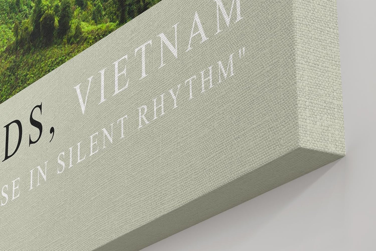 Paul Sinus Kunstdruck 40x60cm Sapa Highlands Vietnam grüne Berge im Nebel bei sanfter Morgendämmerung