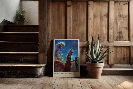 Paul Sinus Kunstdruck 40x60cm Säulen der Schöpfung im Weltraum – Sterne geboren in Licht und Nebel