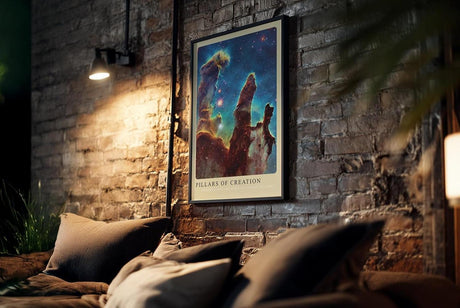 Paul Sinus Kunstdruck 40x60cm Säulen der Schöpfung im Weltraum – Sterne geboren in Licht und Nebel
