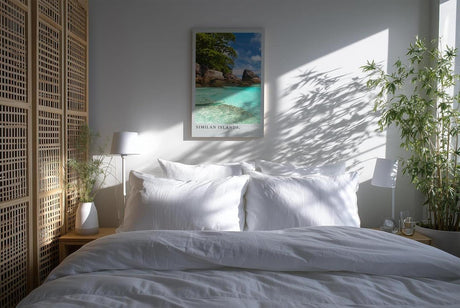 Paul Sinus Kunstdruck 40x60cm Similan Islands mit tropischer Küste in Thailand – Naturidylle am türkisblauen Wasser