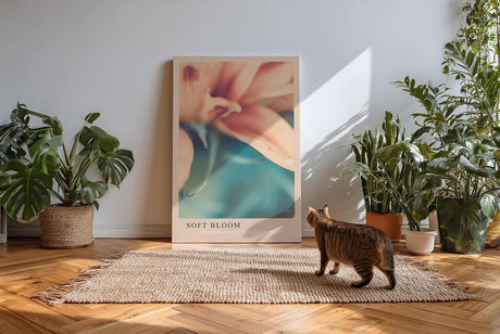 Paul Sinus Kunstdruck 40x60cm Soft Bloom mit zarter Blüte in Nahaufnahme