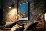 Paul Sinus Kunstdruck 40x60cm Spice Harmony – Farbenfrohe Gewürzvielfalt auf Holzlöffeln