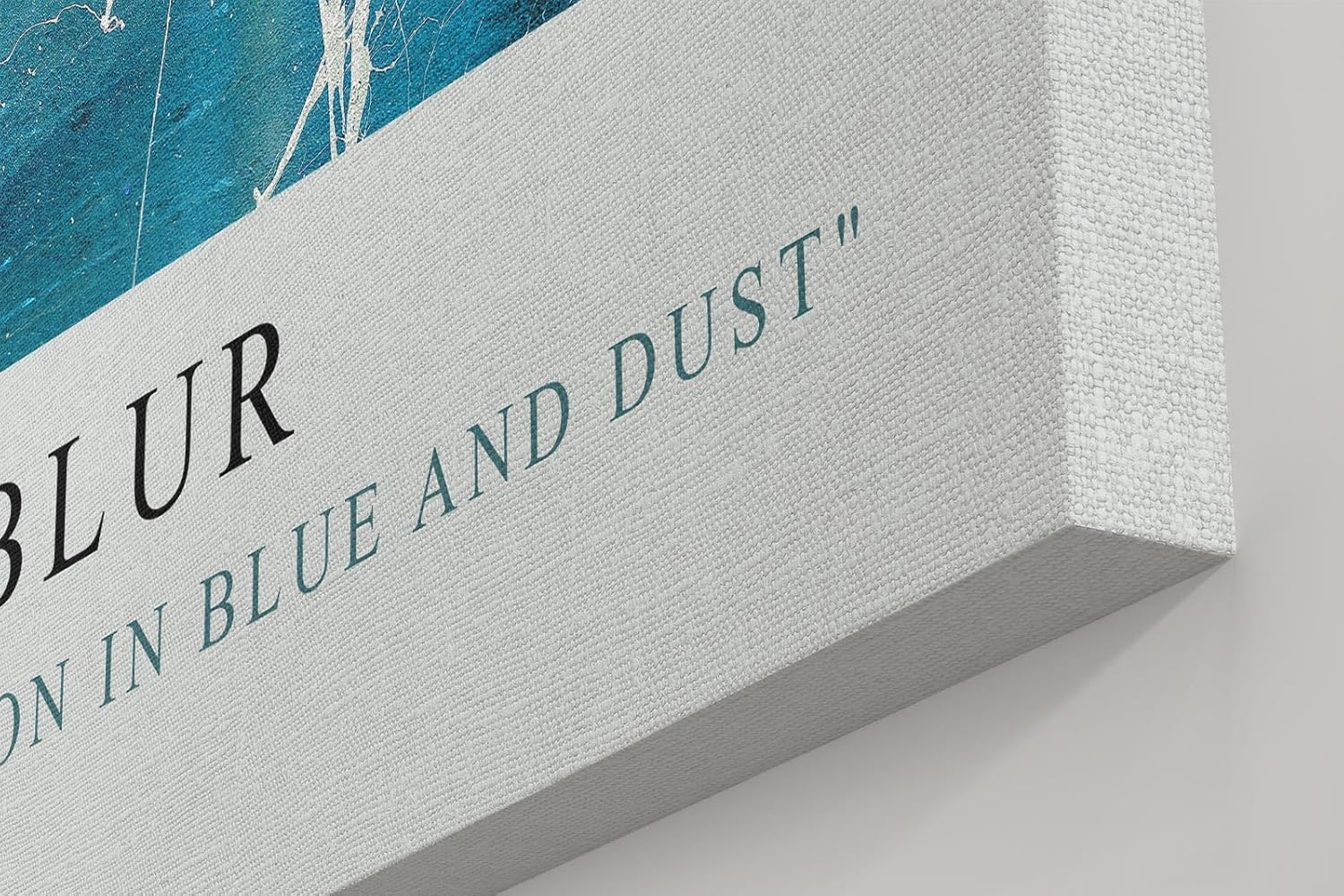 Paul Sinus Kunstdruck 40x60cm Structural Blur Blau Weiß Struktur Urban Abstrakt Dynamik Bewegung