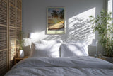 Paul Sinus Kunstdruck 40x60cm Sunset Paradise – Palmen bei Sonnenuntergang an tropischem Strand mit warmem Licht