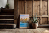 Paul Sinus Kunstdruck 40x60cm Trapani – Mediterraner Küstenzauber in Siziliens Licht