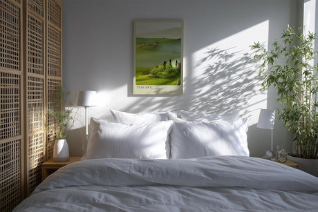 Paul Sinus Kunstdruck 40x60cm Tuscany Italy toskanische Hügellandschaft im Morgenlicht mit mediterraner Harmonie