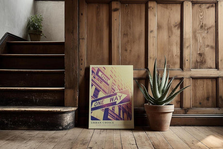 Paul Sinus Kunstdruck 40x60cm Urban Choice – Grafisches Motiv mit urbaner Aussagekraft
