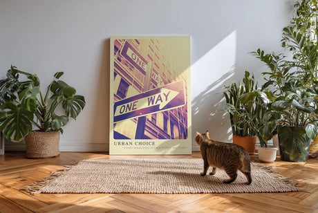 Paul Sinus Kunstdruck 40x60cm Urban Choice – Grafisches Motiv mit urbaner Aussagekraft
