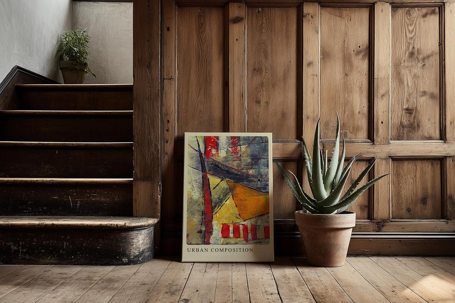 Paul Sinus Kunstdruck 40x60cm Urban Composition Stadt Struktur Farbe Spannung Linien Abstrakt