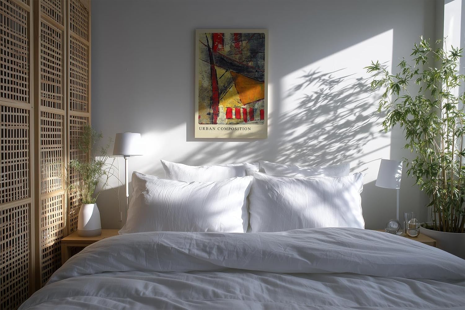 Paul Sinus Kunstdruck 40x60cm Urban Composition Stadt Struktur Farbe Spannung Linien Abstrakt