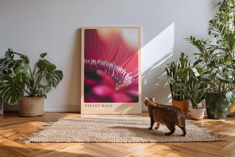 Paul Sinus Kunstdruck 40x60cm Velvet Halo – zartes Blütenmotiv in weichem Licht und samtiger Atmosphäre