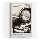 Paul Sinus Kunstdruck 40x60cm Vintage Ride – Klassische Autolegende im Retrolook auf Leinwand