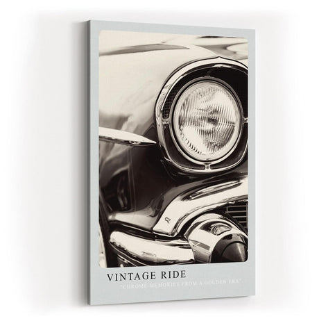 Paul Sinus Kunstdruck 40x60cm Vintage Ride – Klassische Autolegende im Retrolook auf Leinwand
