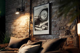 Paul Sinus Kunstdruck 40x60cm Vintage Ride – Klassische Autolegende im Retrolook auf Leinwand
