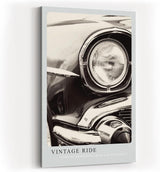 Paul Sinus Kunstdruck 40x60cm Vintage Ride – Klassische Autolegende im Retrolook auf Leinwand