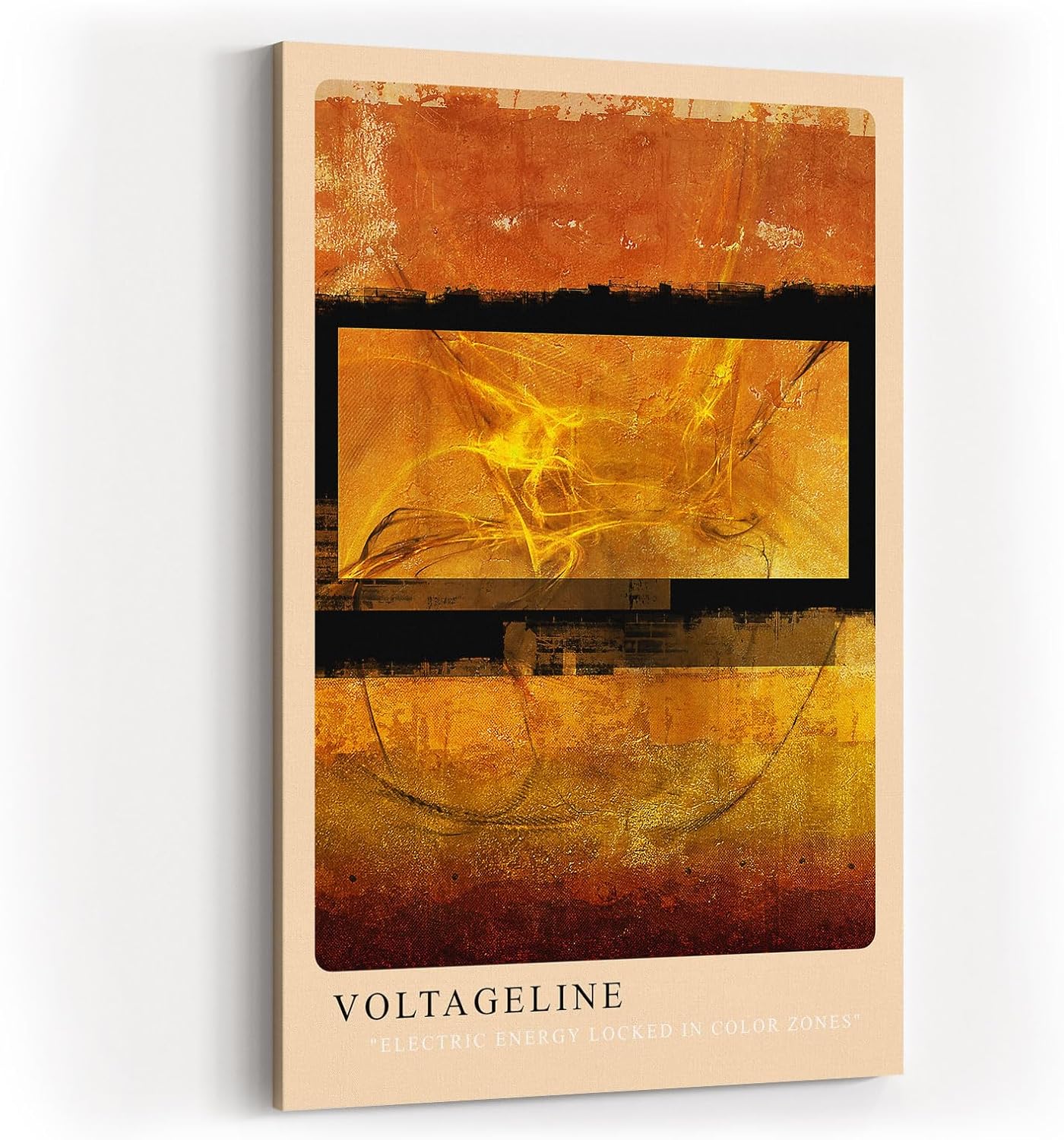 Paul Sinus Kunstdruck 40x60cm Voltageline Elektrische Energie im Farbraum