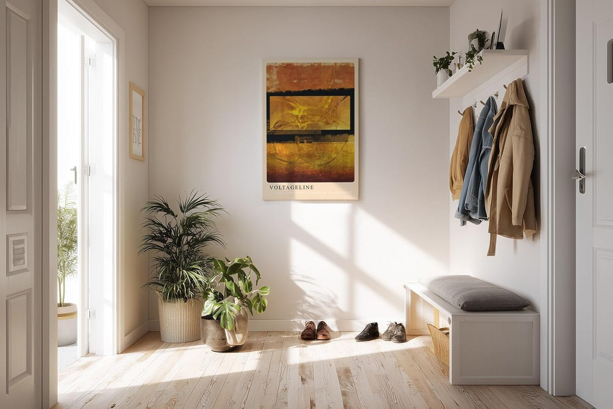 Paul Sinus Kunstdruck 40x60cm Voltageline Elektrische Energie im Farbraum