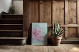 Paul Sinus Kunstdruck 40x60cm Whisper of Bloom – zarte Pfingstrose im Morgentau