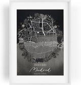 Paul Sinus personalisierbarer Bilderrahmen mit deinen GPS Koordinaten und Namen. 30cm x 42cm Holz Wechselrahmen mit Glas und Passepartout. Einzigartiges Geschenk. Vintage. (ohne Rahmen)