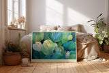 Paul Sinus Wandbild A Garden Painted in Waves Organic Flow of Colors