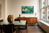 Paul Sinus Wandbild A Garden Painted in Waves Organic Flow of Colors